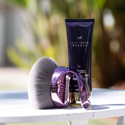 Westmore Beauty® Body Coverage Perfector + Brocha Kabuki de Alta Densidad